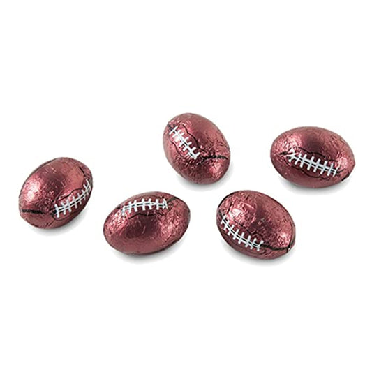Sweetworks Chocolate Foiled Footballs 10lbs