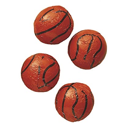 Sweetworks Chocolate Foiled Basketballs 10lbs