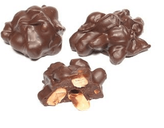 Asher Dark Chocolate Pecan Clusters Whole 5lb-online-candy-store-9993