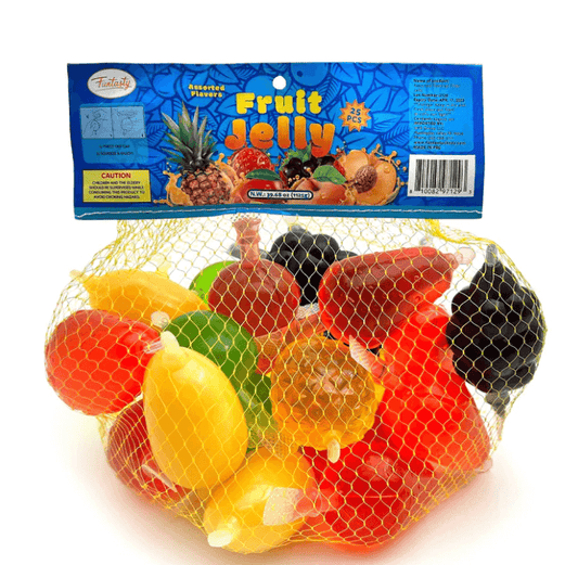 Funtasty 25pc Squeezable Fruit Jelly Candy 8ct