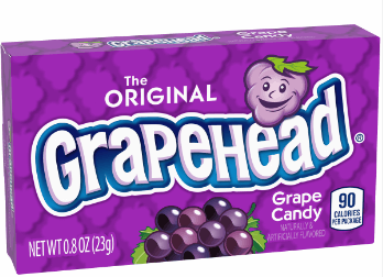 Ferrara Pan PrePriced $.25 Grapehead Fruit Candy .8oz 24ct