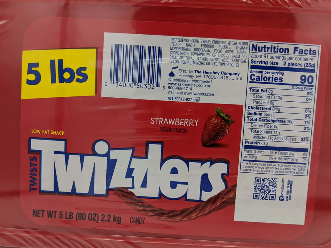 Hershey Unwrapped Twizzlers 5lb-online-candy-store-50302