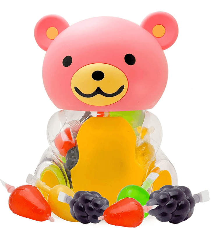 Funtasty 19pc Squeezable Fruit Jelly Candy Bear 6ct