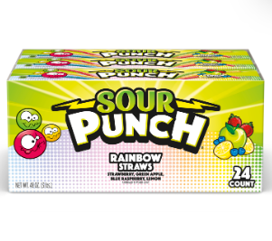 Sour Punch Straws Rainbow
