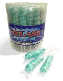 Alberts Color Splash Lollipops Baby Blue 30ct