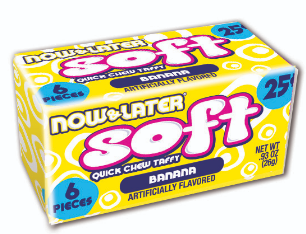 Now and Later Soft Chewy Banana 24 Ct