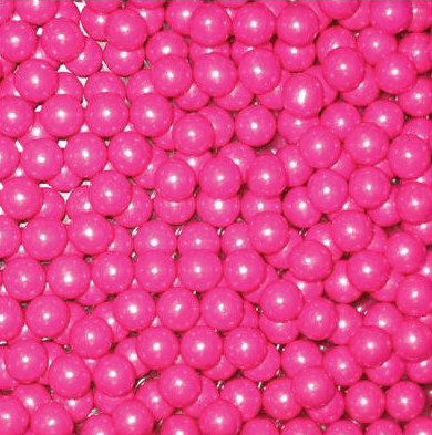 Sweetworks Bright Pink Shimmer Sixlets 2lb