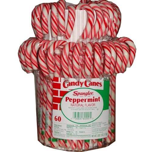 Spangler Candy Canes Tub 1oz 60ct