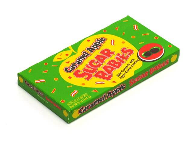 Charms Caramel Apple Sugar Babies 5oz Theater Box 12ct-online-candy-store-S93