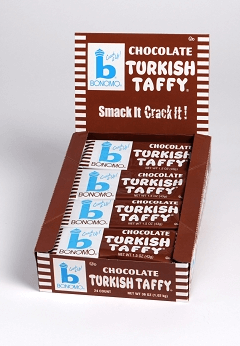 Bonomo Turkish Taffy Chocolate 1.5oz Bar 24ct-online-candy-store-1932