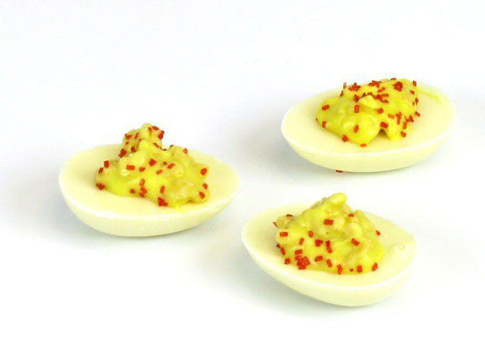 E&A Candies White Chocolate Deviled Eggs 1oz 24ct-online-candy-store-34367C