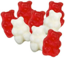 Albanese Red & White Valentine Gummy Bears 5lb