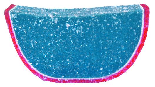Boston Blue Raspberry Fruit Slices 5lbs-online-candy-store-1367