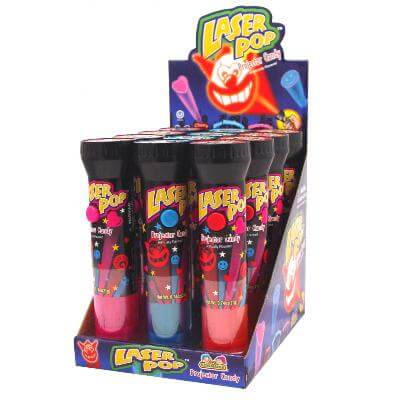 Kidsmania Laser Pop Projector Candy Lollipop 12ct-online-candy-store-581
