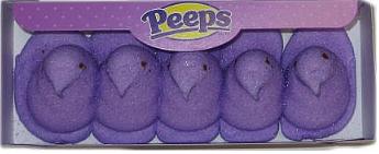 Just Born Marshmallow Peeps Lavender 5pk 24ct