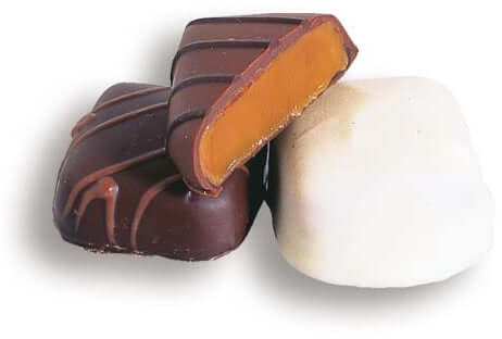 Asher Dark Chocolate Vanilla Caramels With Milk String  6lbs-online-candy-store-1014