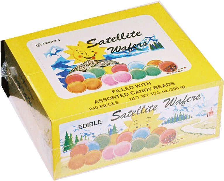 Satellite Wafers Flying Saucers 240ct - Default Title Gerrit J Verburg Candy Candy Store For Me