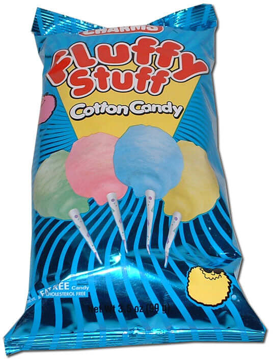 Charms Fluffy Stuff Cotton Candy 3.5oz Bag 24ct-online-candy-store-3156C