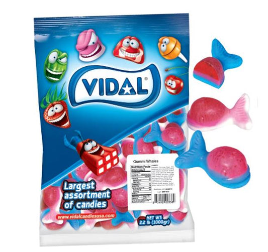 Vidal Gummi Filled Whales 2.2 lb-online-candy-store-10943