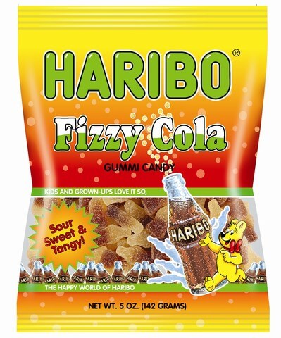 Haribo Fizzy Cola Bottles 5oz 12ct-online-candy-store-S117C
