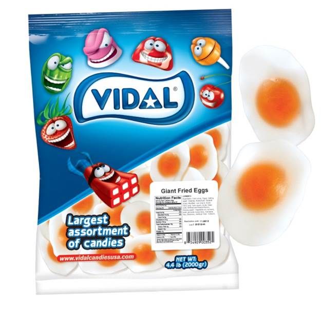 Vidal Gummi Giant Fried Egg 4.4lb-online-candy-store-11056