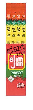 Giant Slim Jim Tabasco 24ct-online-candy-store-S38