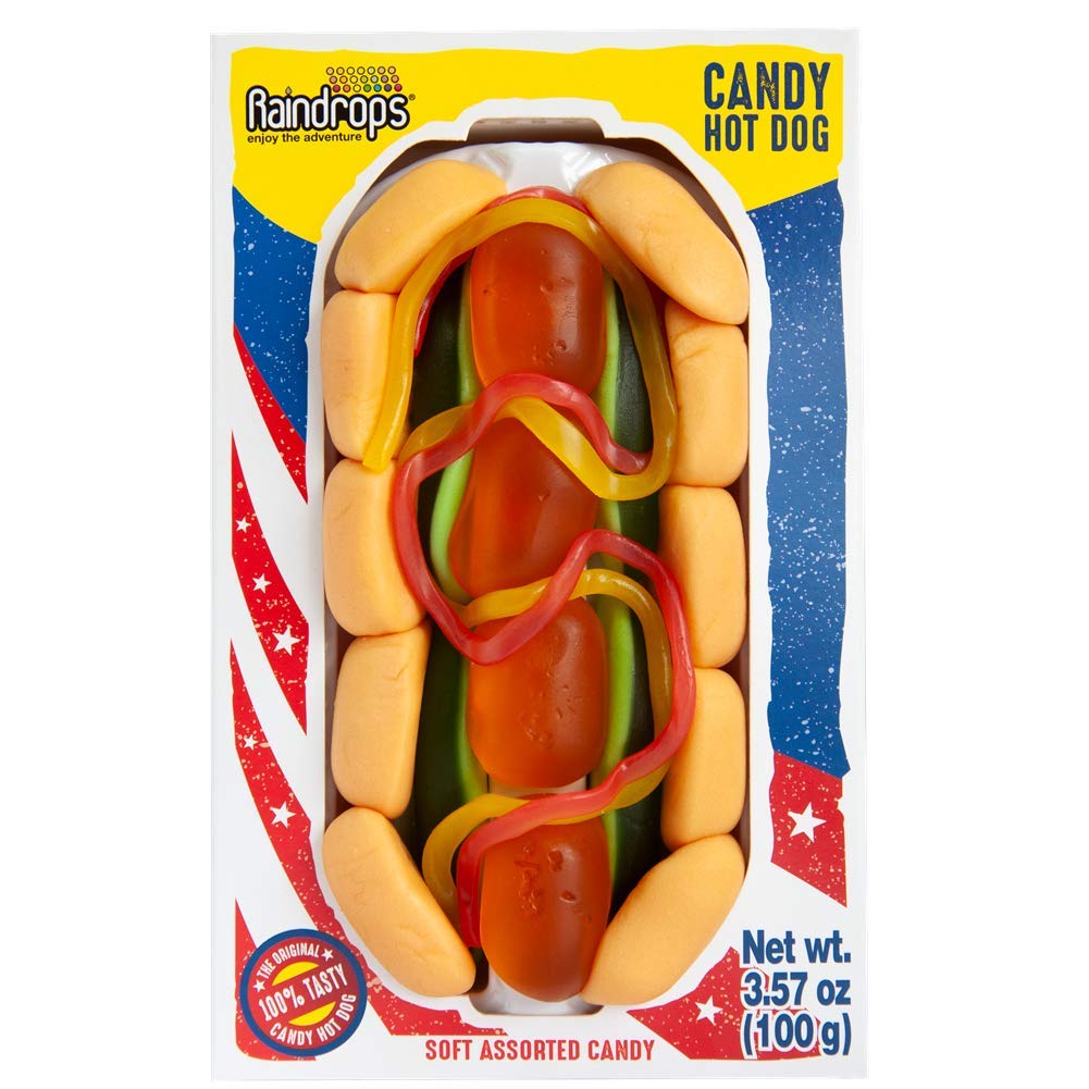 Raindrops Gummy Hot Dog 3.57oz 14ct