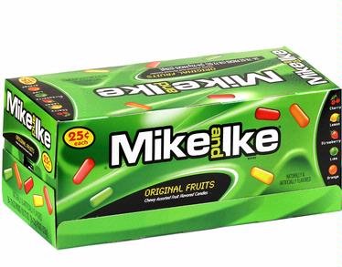 Just Born PrePriced $.25 Mike & Ike Original .78oz 24ct-online-candy-store-466993