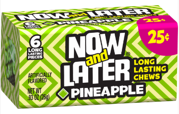 Now and Later Pineapple 24 Ct