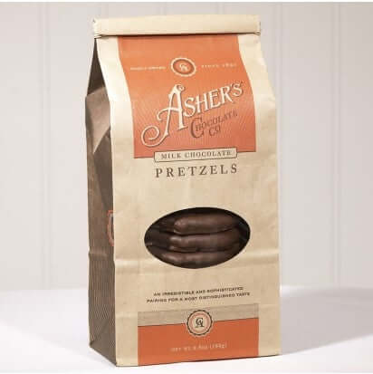 Asher Milk Chocolate Smothered Pretzels Coffee Bags 6.5oz 12ct