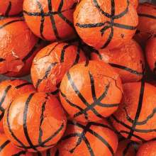 Thompson Chocolate Foiled Basketballs 10lb-online-candy-store-929