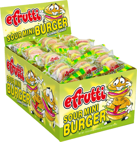 efrutti Sour Gummy Burgers 60ct-online-candy-store-52501