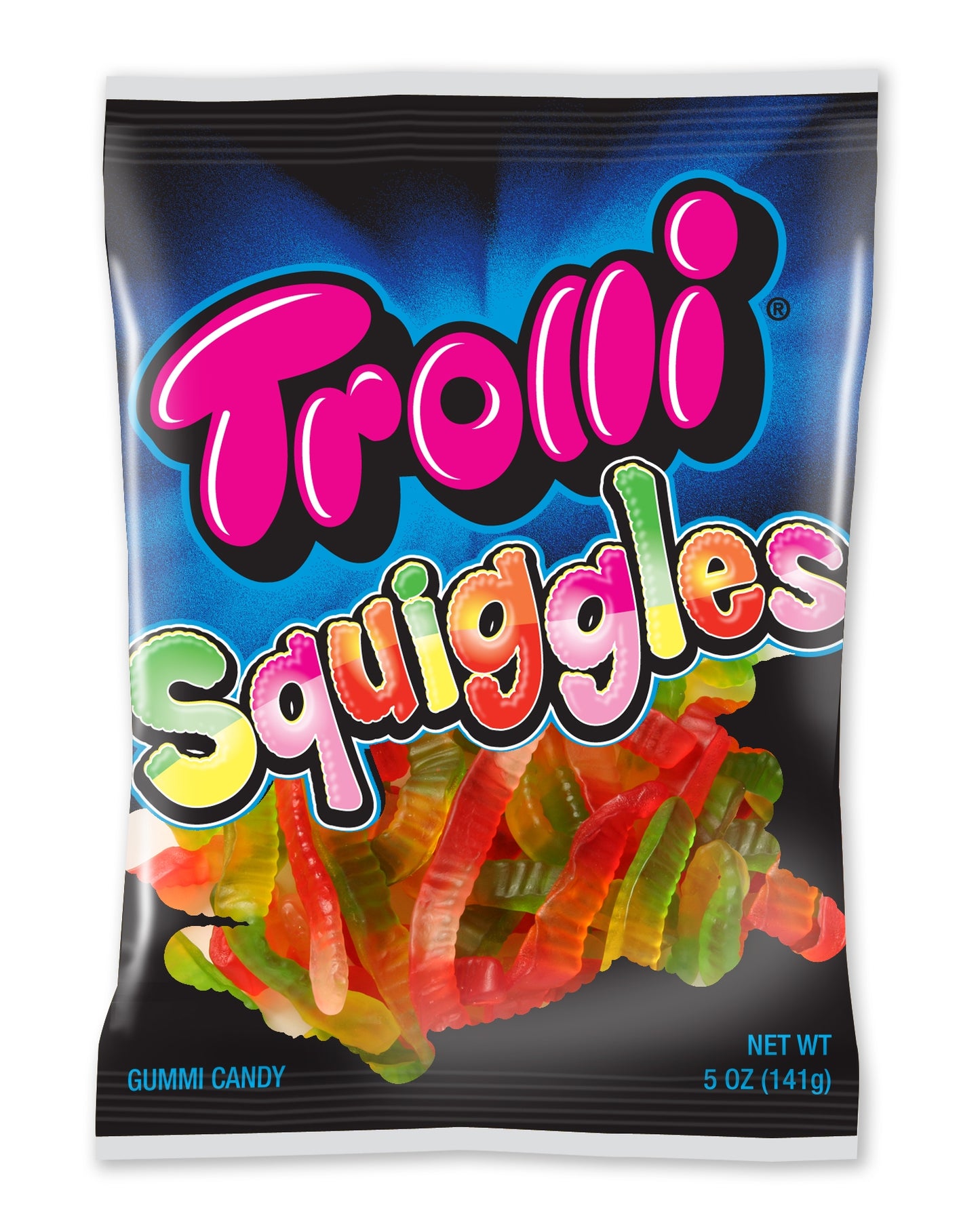 Trolli Squiggles Gummi Worms 5oz Bag 12ct-online-candy-store-188C